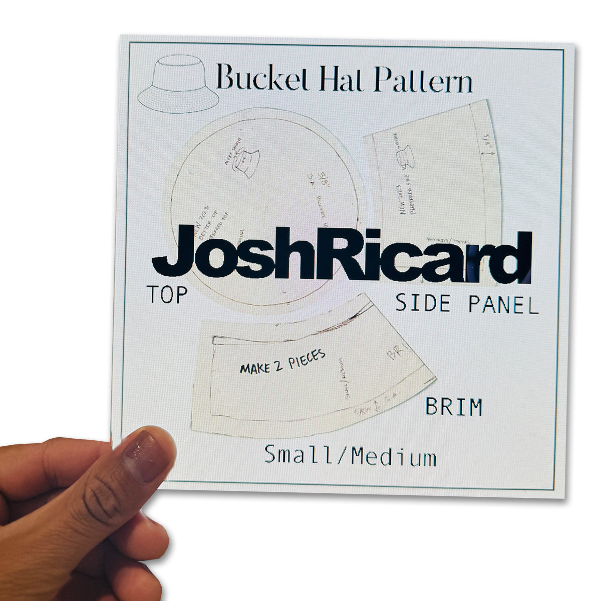 Adult Bucket Hat Pattern Small