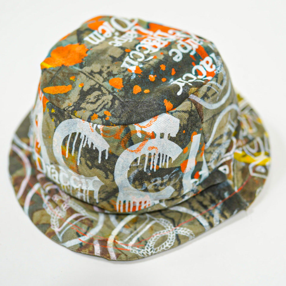 DRACCIR DESTROYED DENIM BUCKET HAT 2319.13 - SAHARA