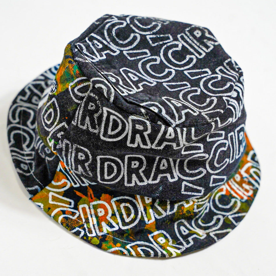 DRACCIR DESTROYED DENIM BUCKET HAT 2319.10 - MALCOLM MARTIN