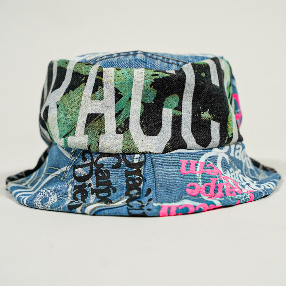 DRACCIR DESTROYED DENIM BUCKET HAT 2319.11 - WAIKIKI