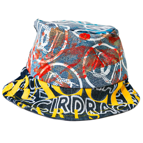 DRACCIR DESTROYED DENIM BUCKET HAT 2319.19