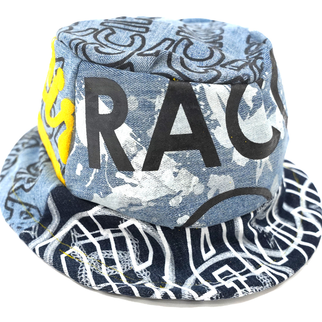 DRACCIR DESTROYED DENIM BUCKET HAT 2319.16 - UPTOWN