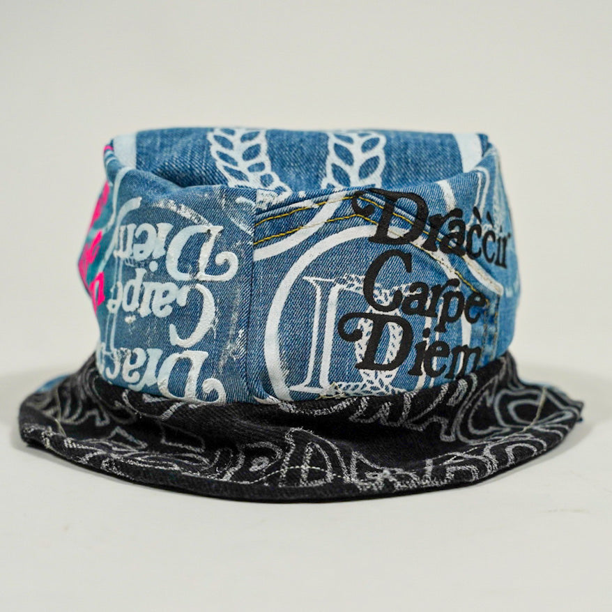 DRACCIR DESTROYED DENIM BUCKET HAT 2319.11 - WAIKIKI