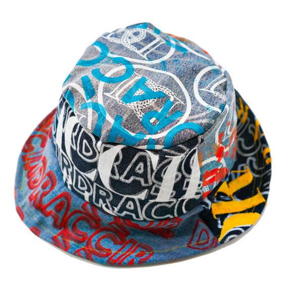 DRACCIR DESTROYED DENIM BUCKET HAT 2319.19