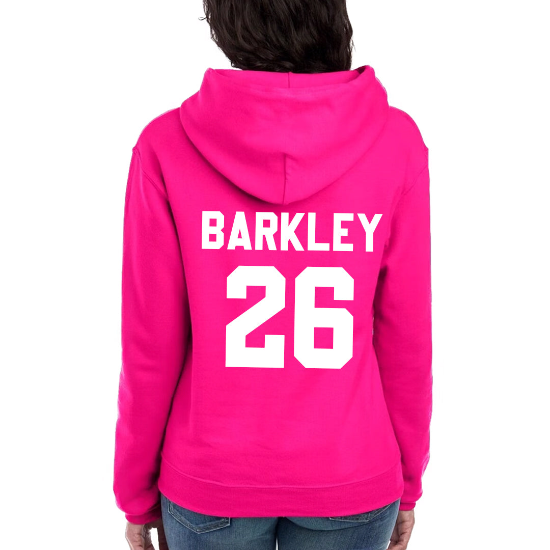 Unisex Screen Print Papi Saquon Barkley Philadelphia Eagles Super Bowl 59 Hoody Pink