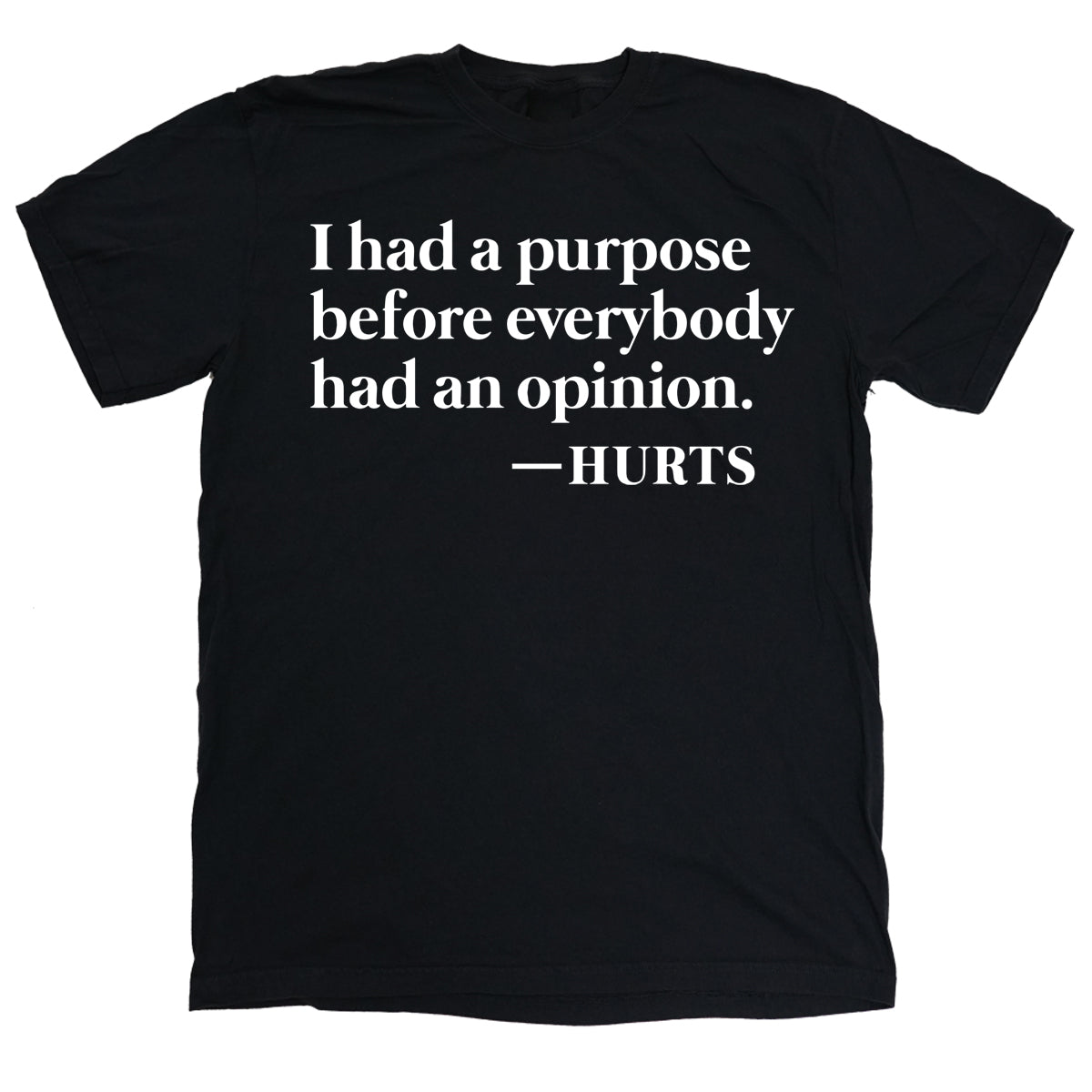 Purpose Before Opinion
