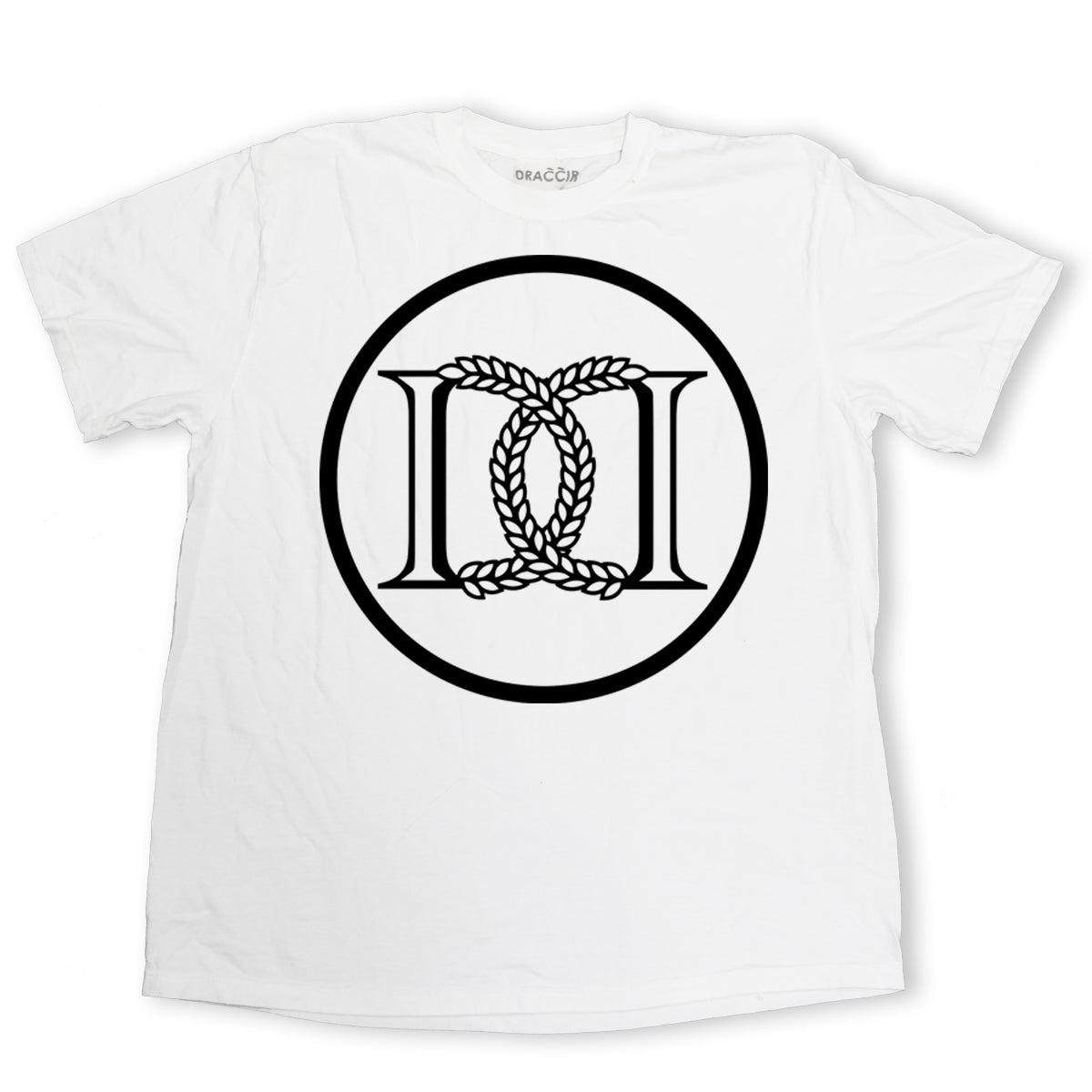Wreath Monogram T Shirt White
