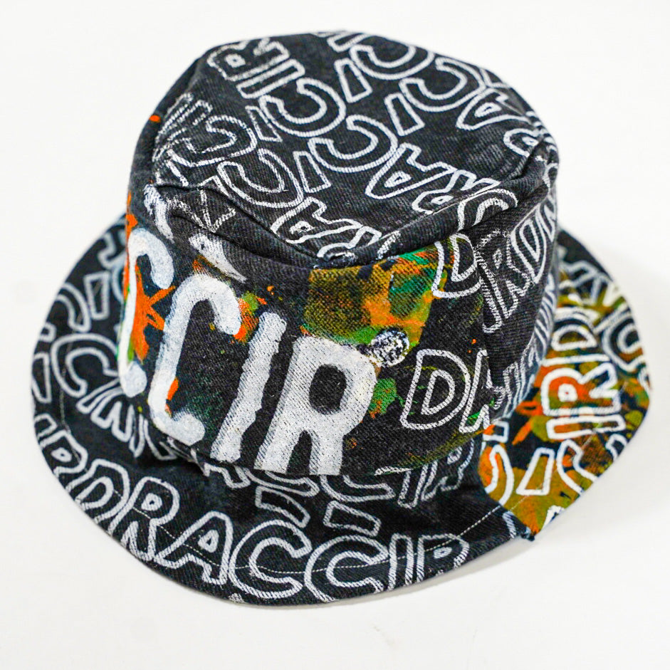 DRACCIR DESTROYED DENIM BUCKET HAT 2319.10 - MALCOLM MARTIN