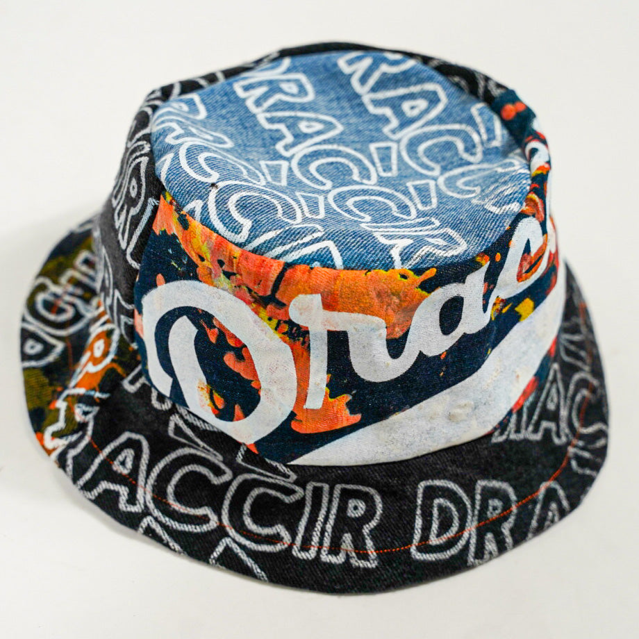 DRACCIR DESTROYED DENIM BUCKET HAT 2319.12 - MARS