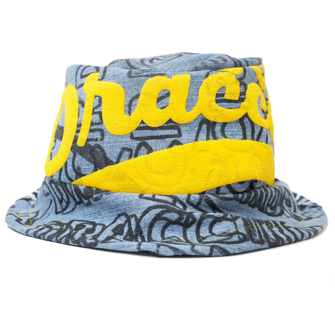 DRACCIR DESTROYED DENIM BUCKET HAT 2319.16 - UPTOWN