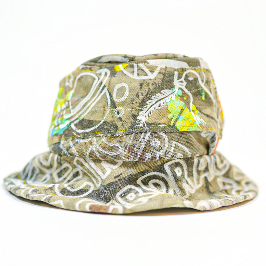 DRACCIR DESTROYED DENIM BUCKET HAT 2319.15 - BUSHKILL