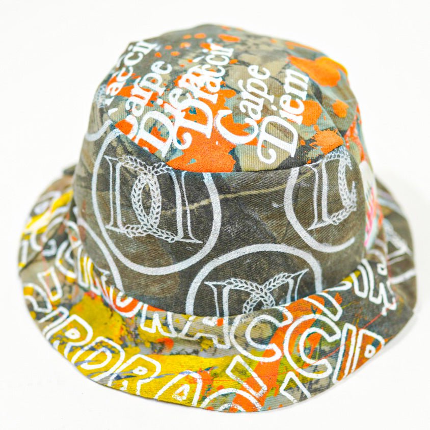 DRACCIR DESTROYED DENIM BUCKET HAT 2319.13 - SAHARA