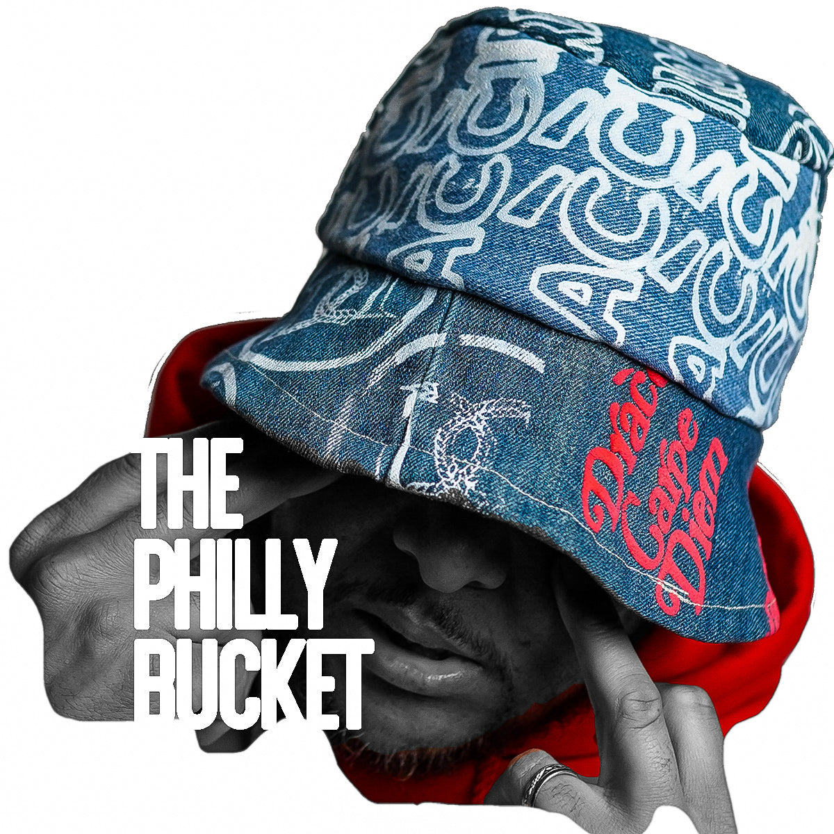 DRACCIR DESTROYED DENIM BUCKET HAT 2319.01 - THE PHILLY