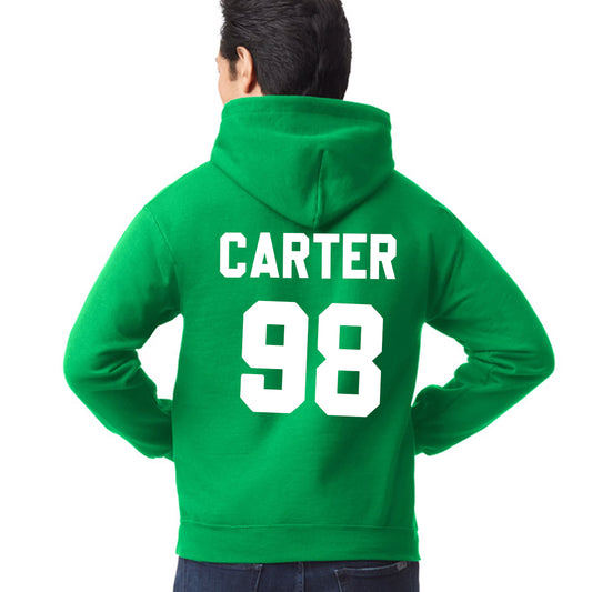 Unisex Screen Print Papi Philadelphia Eagles Jalen Carter Super Bowl 59 Champions Hoody Kelly Green