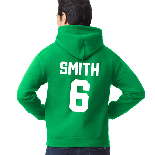 Unisex Screen Print Papi Philadelphia Eagles DeVonta Smith Super Bowl 59 Champions Hoody Kelly Green