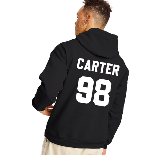 Unisex Screen Print Papi Jalen Carter Philadelphia Eagles Super Bowl 59 Hoody Black