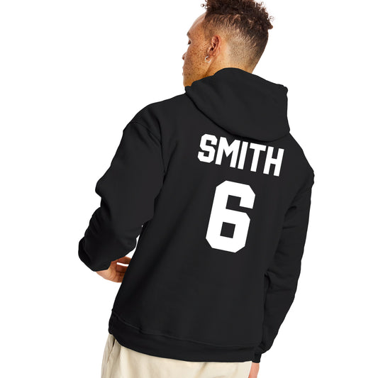 Unisex Screen Print Papi DeVonta Smith Philadelphia Eagles Super Bowl 59 Hoody Black