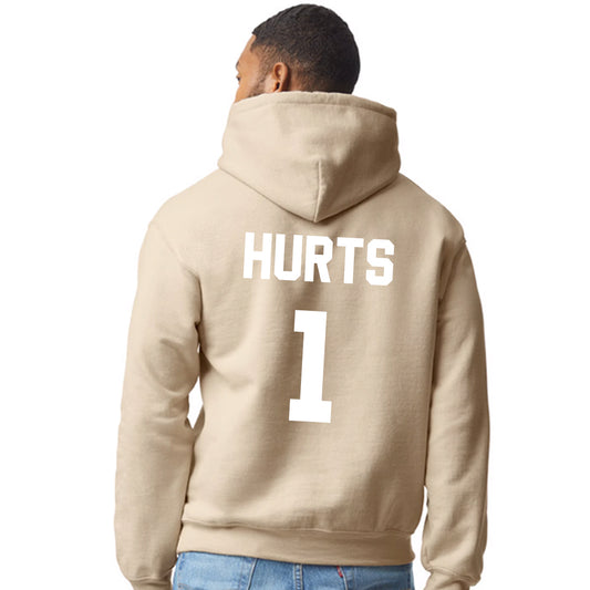 Unisex Screen Print Papi Jalen Hurts Philadelphia Eagles Super Bowl 59 Hoody Tan