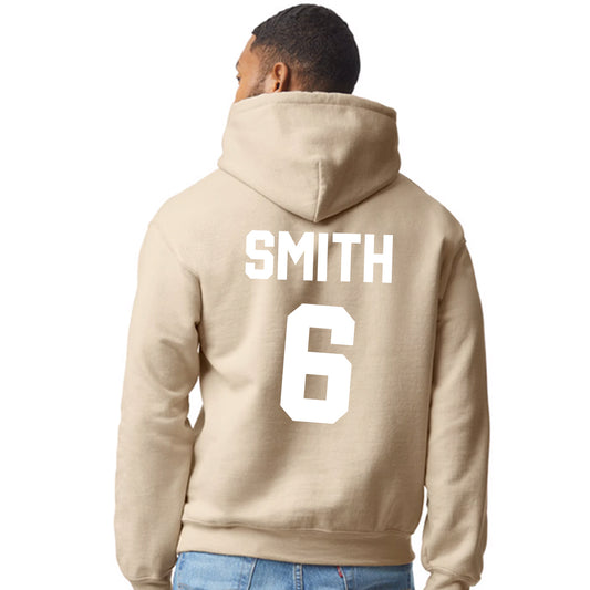 Unisex Screen Print Papi DeVonta Smith Philadelphia Eagles Super Bowl 59 Hoody Tan
