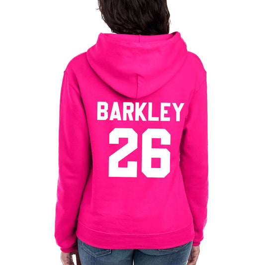 Unisex Screen Print Papi Saquon Barkley Philadelphia Eagles Super Bowl 59 Hoody Pink