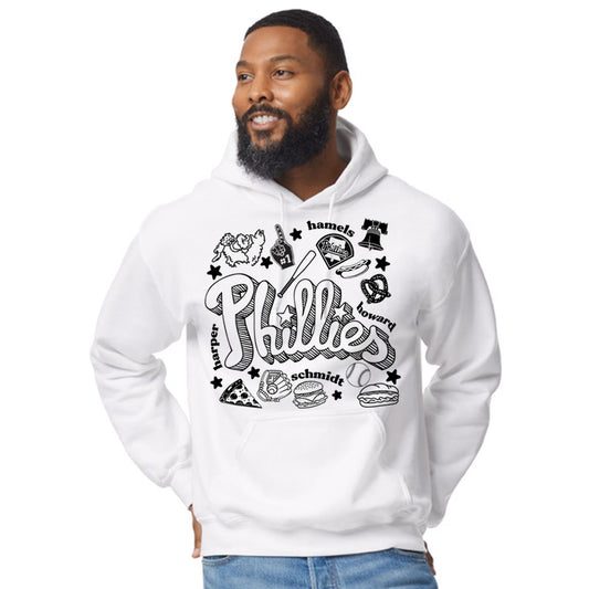 Unisex Screen print Papi Philadelphia Phillies Cultural Symbols Hoody