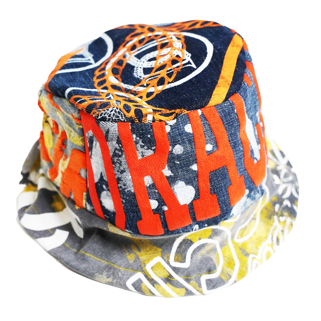 DRACCIR DESTROYED DENIM BUCKET HAT 2319.17 - Ares