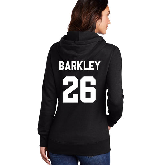 Womens Screen Print Papi Philadelphia Eagles Saquon Barkley Super Bowl 59 Champions Hoody Black