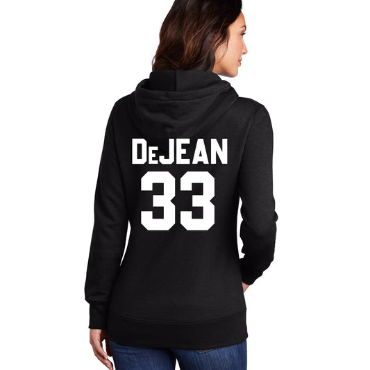 Womens Screen Print Papi Philadelphia Eagles Cooper DeJean Super Bowl 59 Champions Hoody Black (Copy)